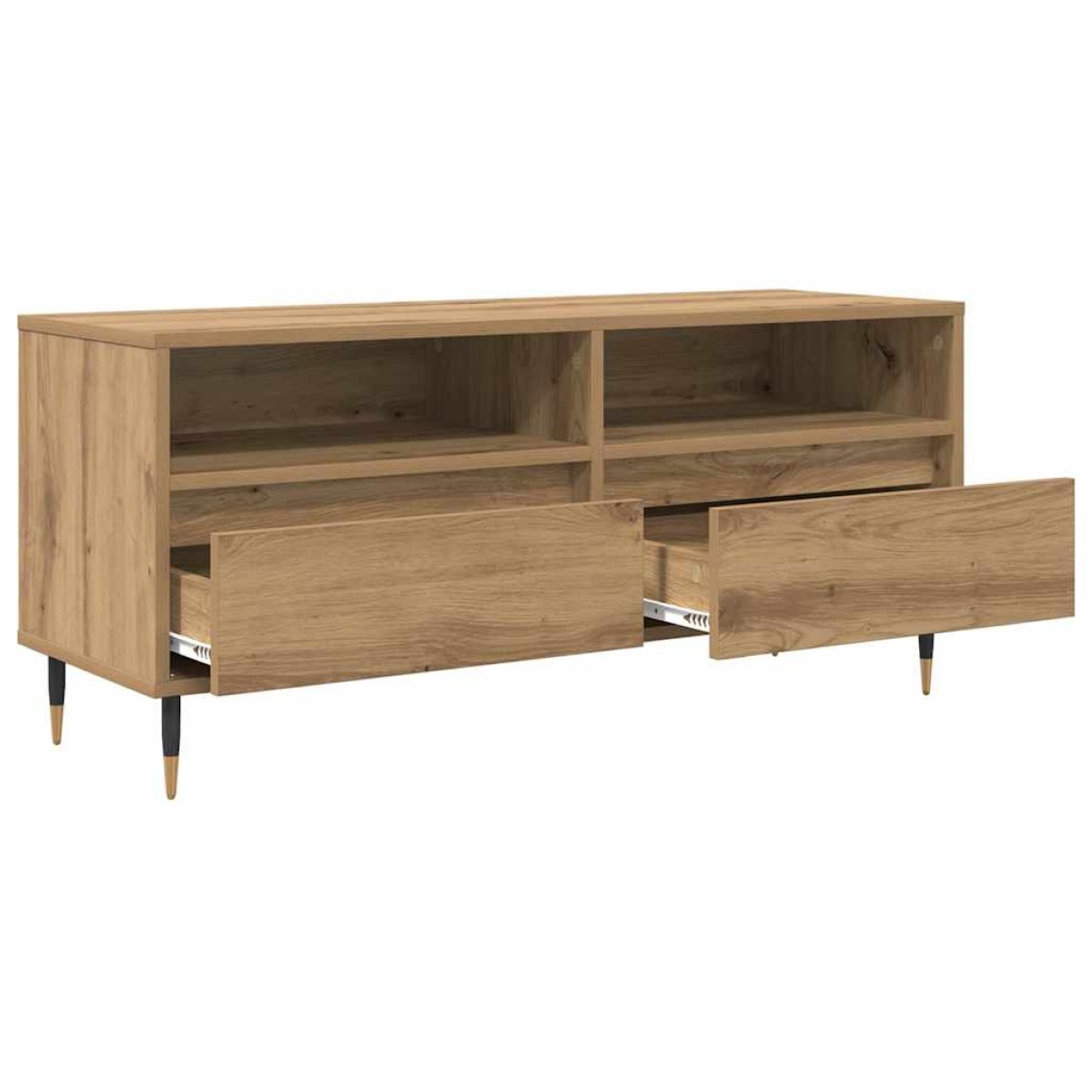 vidaXL Ντουλάπι TV 100 x 34,5 x 44,5 εκ. Artisan Oak