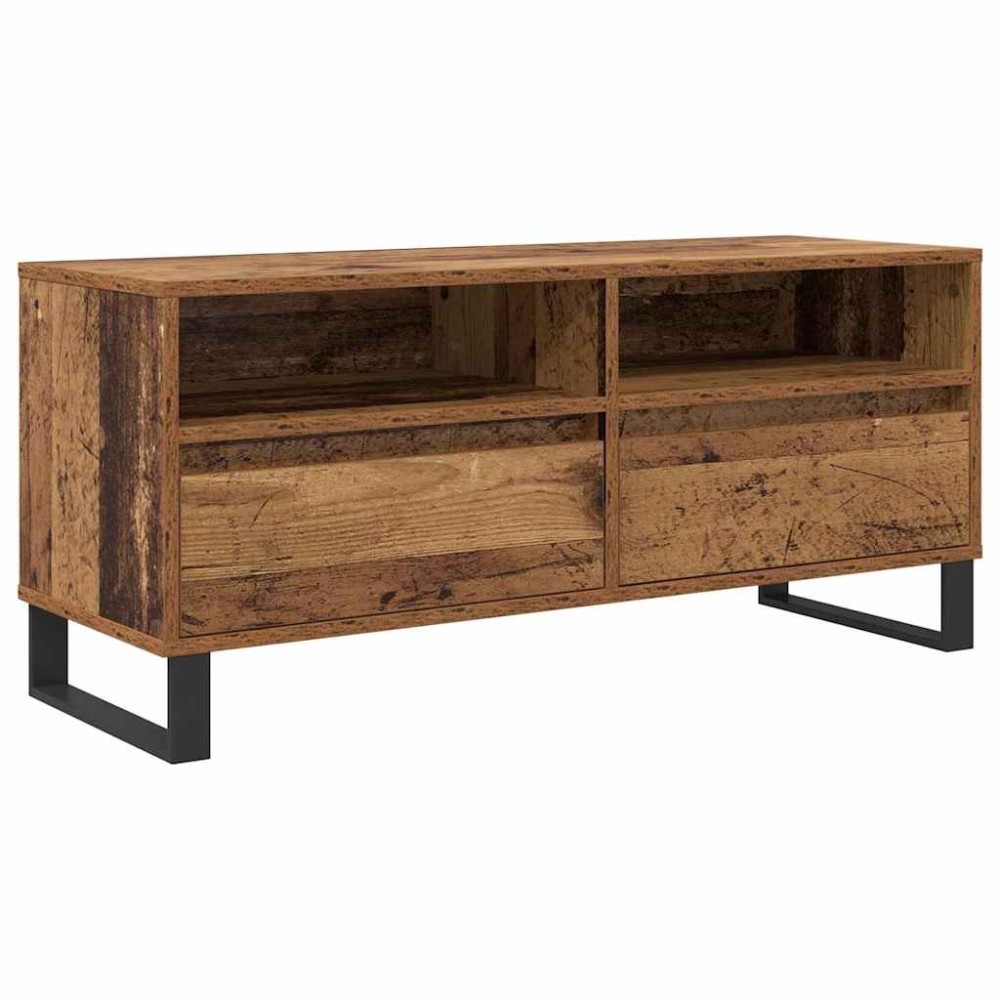 vidaXL Ντουλάπι TV με συρτάρι Παλιό Ξύλο 100 x 34,5 x 44,5 εκ.