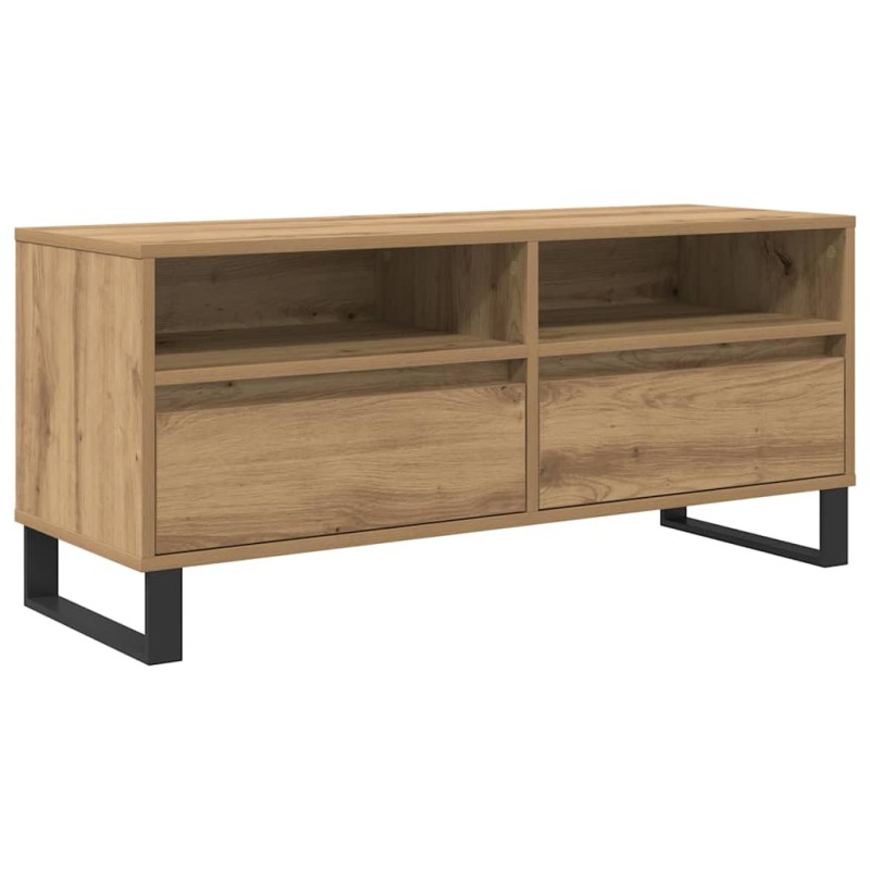vidaXL Ντουλάπι TV 100 x 34,5 x 44,5 εκ. Artisan Oak