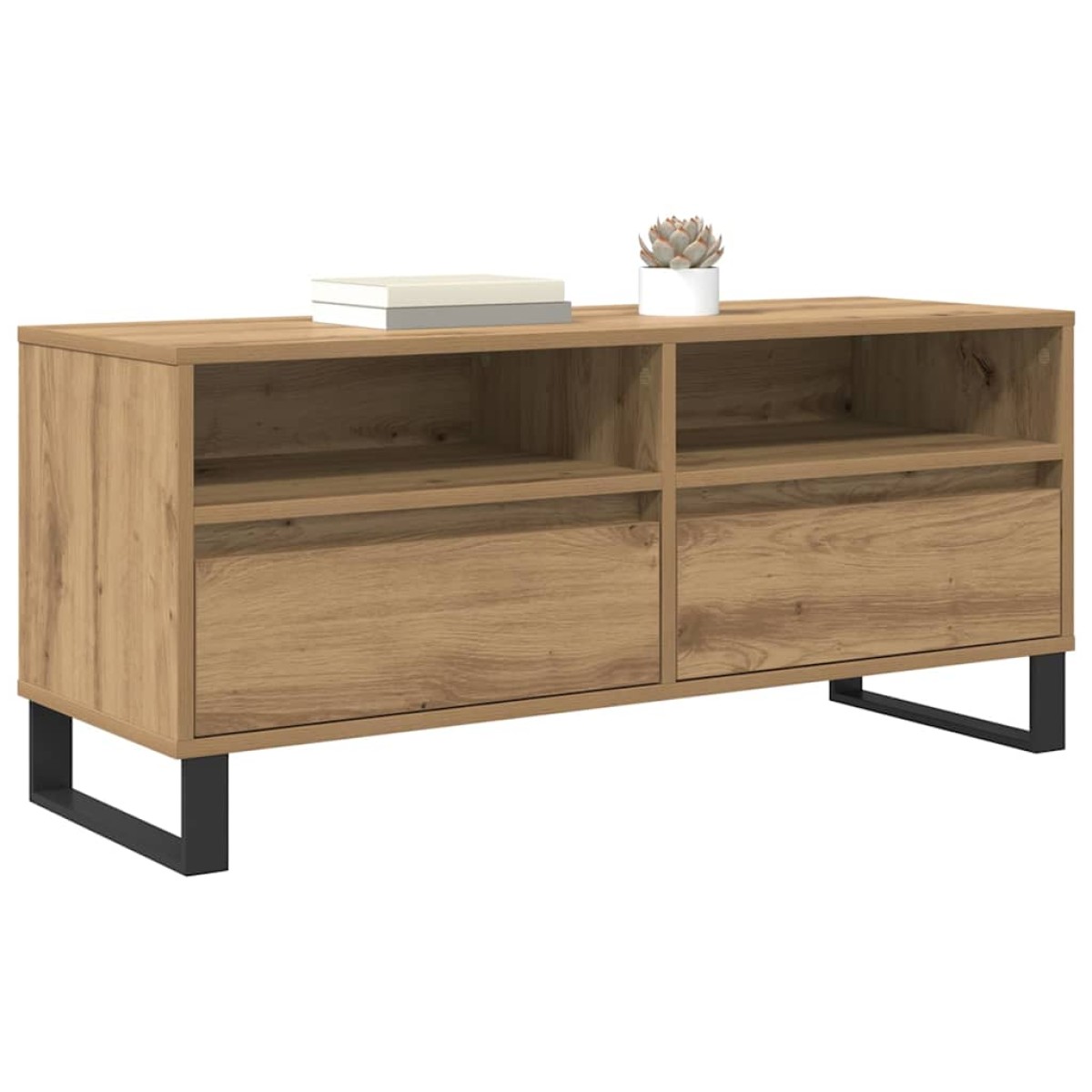 vidaXL Ντουλάπι TV 100 x 34,5 x 44,5 εκ. Artisan Oak