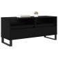 vidaXL Ντουλάπι TV με συρτάρι Μαύρη Οξυά 100 x 34,5 x 44,5 εκ.
