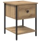 vidaXL Κομοδίνο Artisan Oak 34 x 35,5 x 45 εκ Επεξεργασμένο Ξύλο