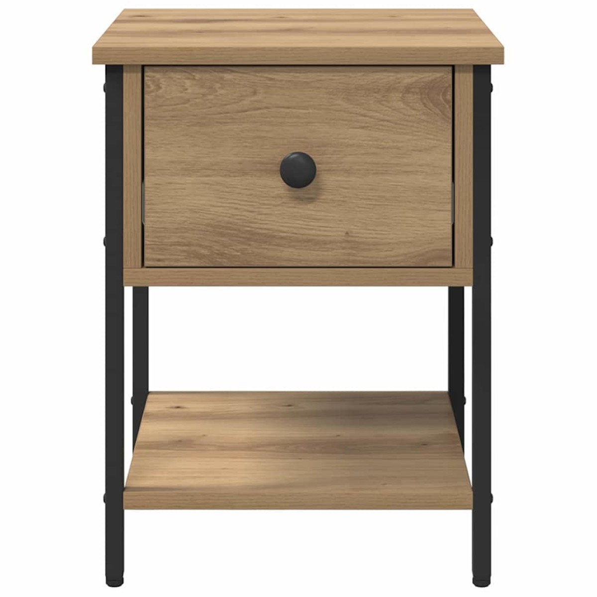 vidaXL Κομοδίνο Artisan Oak 34 x 35,5 x 45 εκ Επεξεργασμένο Ξύλο