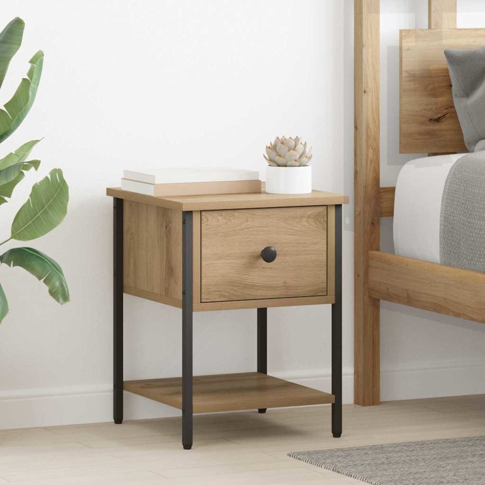 vidaXL Κομοδίνο 2 τεμ. Artisan Oak 34 x 35,5 x 45 εκ