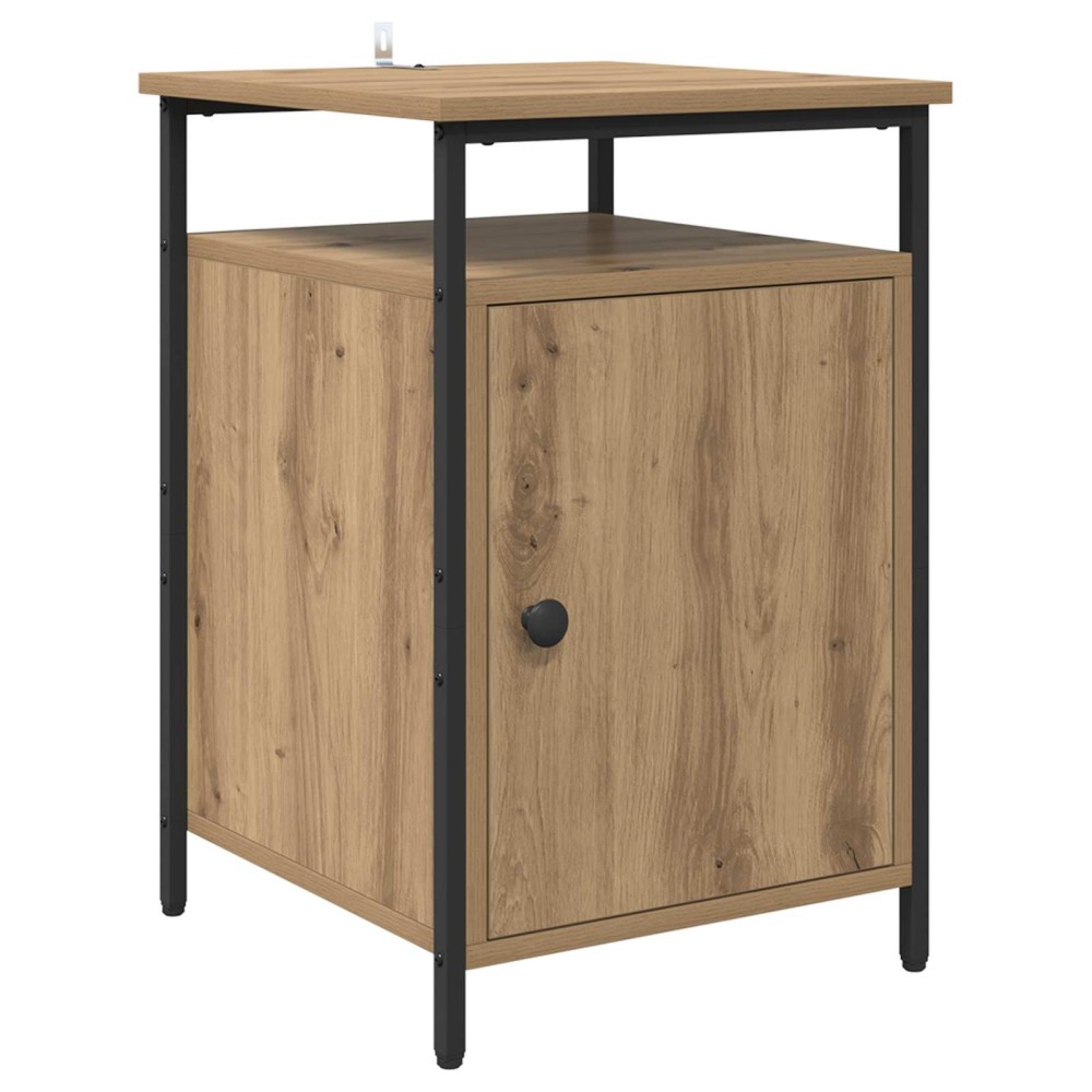vidaXL Κομοδίνο Artisan Oak 40 x 42 x 60 εκ. Επεξεργασμένο Ξύλο