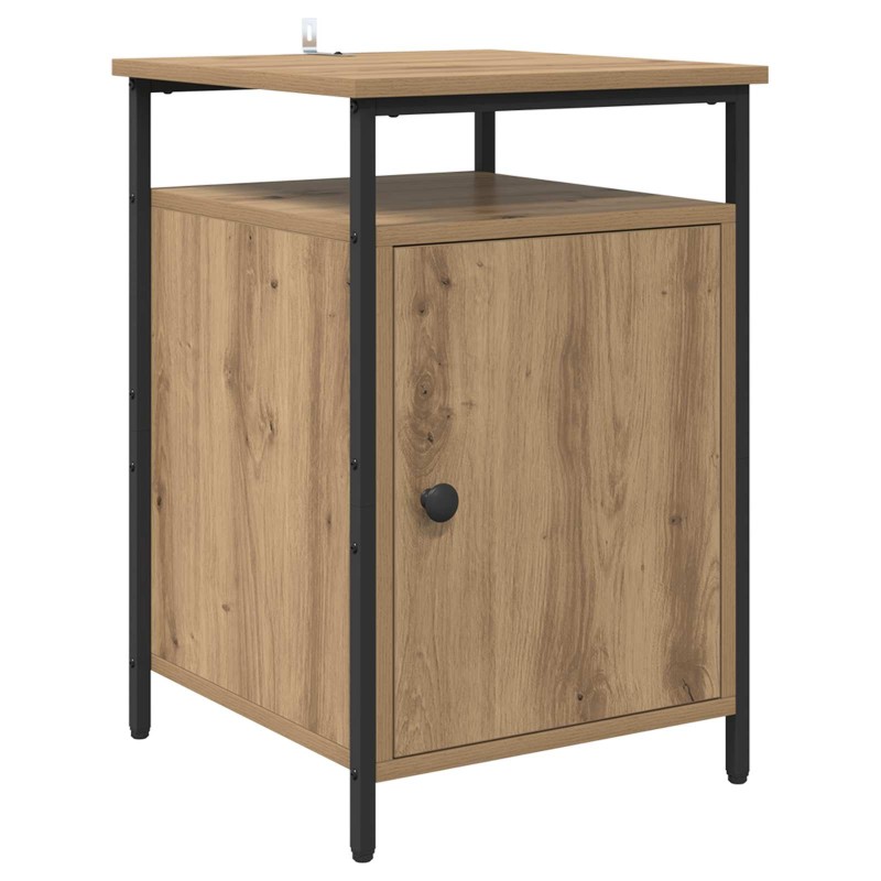 vidaXL Κομοδίνο Artisan Oak 40 x 42 x 60 εκ. Επεξεργασμένο Ξύλο