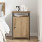 vidaXL Κομοδίνο Artisan Oak 40 x 42 x 60 εκ. Επεξεργασμένο Ξύλο