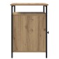 vidaXL Κομοδίνο Artisan Oak 40 x 42 x 60 εκ. Επεξεργασμένο Ξύλο