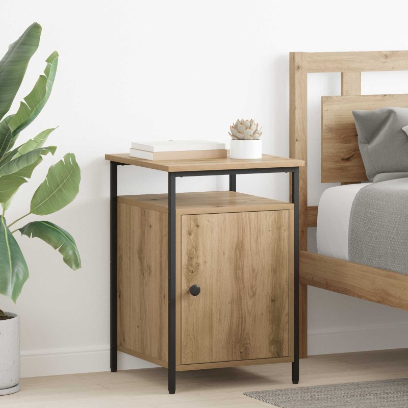 vidaXL Κομοδίνο 2 τεμ. Artisan Oak 40 x 42 x 60 εκ. Επεξεργασμένο Ξύλο