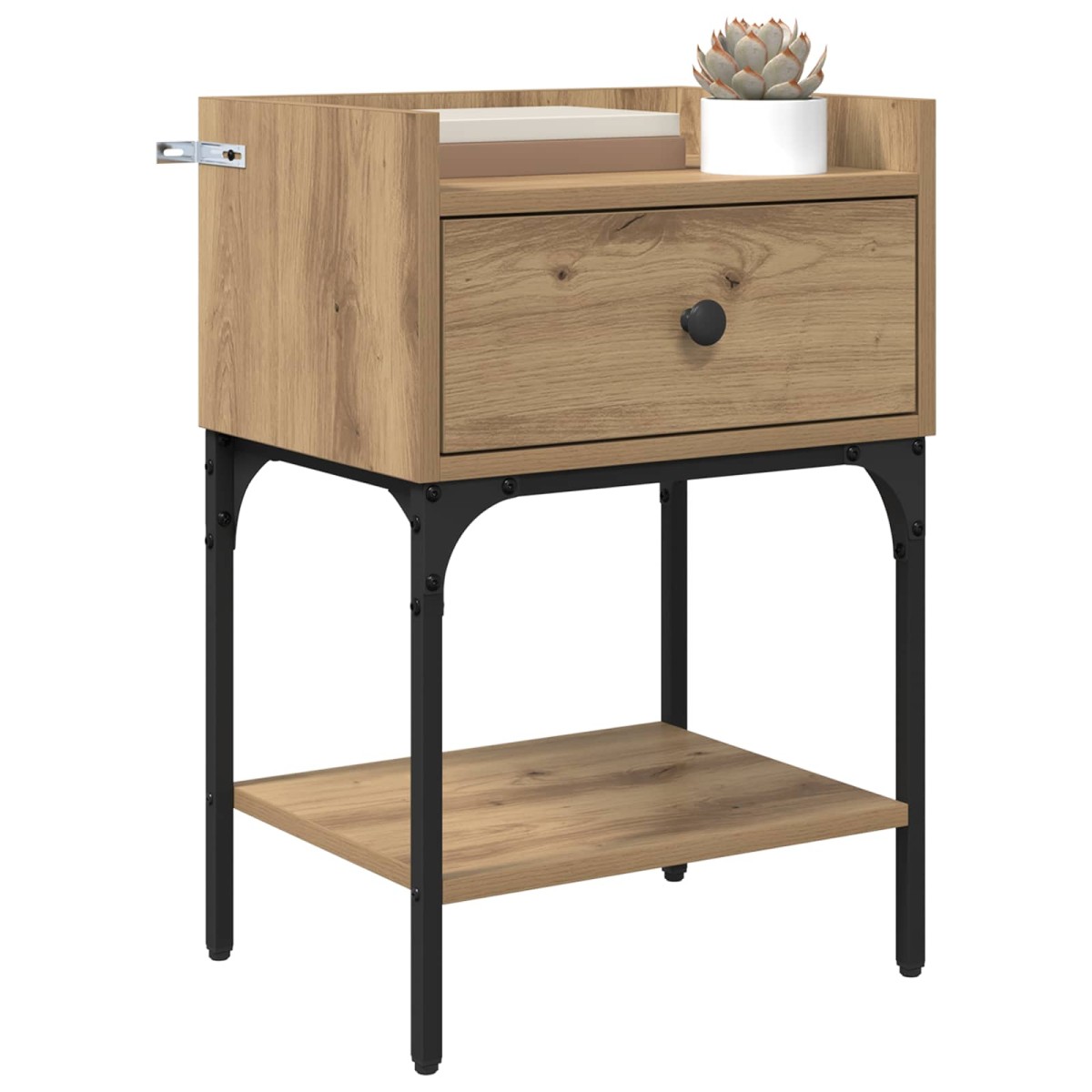 vidaXL Κομοδίνο Artisan Oak 40 x 29 x 60 εκ Επεξεργασμένο Ξύλο