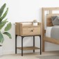vidaXL Κομοδίνο Artisan Oak 40 x 29 x 60 εκ Επεξεργασμένο Ξύλο