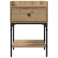 vidaXL Κομοδίνο 2 τεμ. Artisan Oak 40 x 29 x 60 εκ Επεξεργασμένο Ξύλο