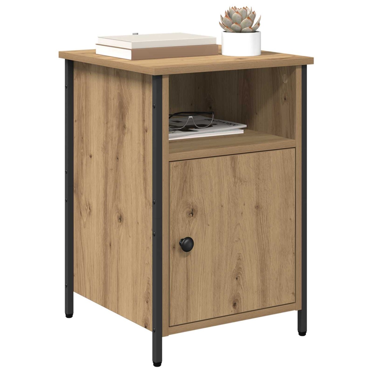 vidaXL Κομοδίνο 2 τεμ. Artisan Oak 40 x 42 x 60 εκ. Επεξεργασμένο Ξύλο