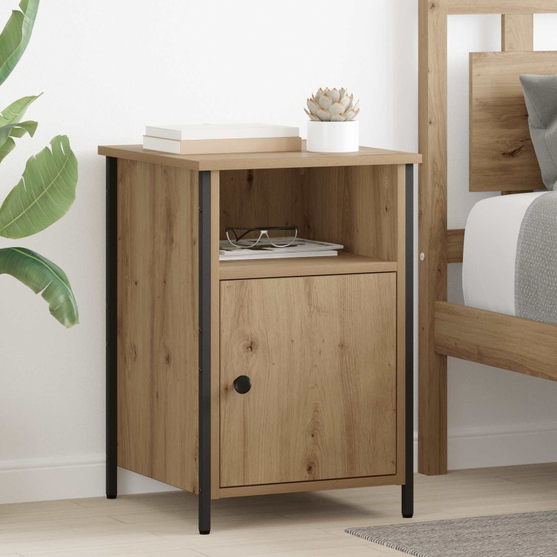 vidaXL Κομοδίνο 2 τεμ. Artisan Oak 40 x 42 x 60 εκ. Επεξεργασμένο Ξύλο