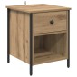 vidaXL Κομοδίνο Artisan Oak 40 x 42 x 50 cm Επεξεργασμένο Ξύλο