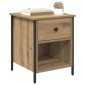 vidaXL Κομοδίνο Artisan Oak 40 x 42 x 50 cm Επεξεργασμένο Ξύλο