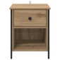 vidaXL Κομοδίνο Artisan Oak 40 x 42 x 50 cm Επεξεργασμένο Ξύλο