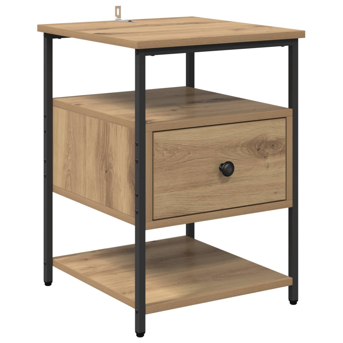 vidaXL Κομοδίνο Artisan Oak 40 x 42 x 56 εκ Επεξεργασμένο Ξύλο