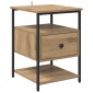vidaXL Κομοδίνο Artisan Oak 40 x 42 x 56 εκ Επεξεργασμένο Ξύλο