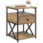 vidaXL Κομοδίνο 2 τεμ. Artisan Oak 40 x 42 x 55 εκ Επεξεργασμένο Ξύλο