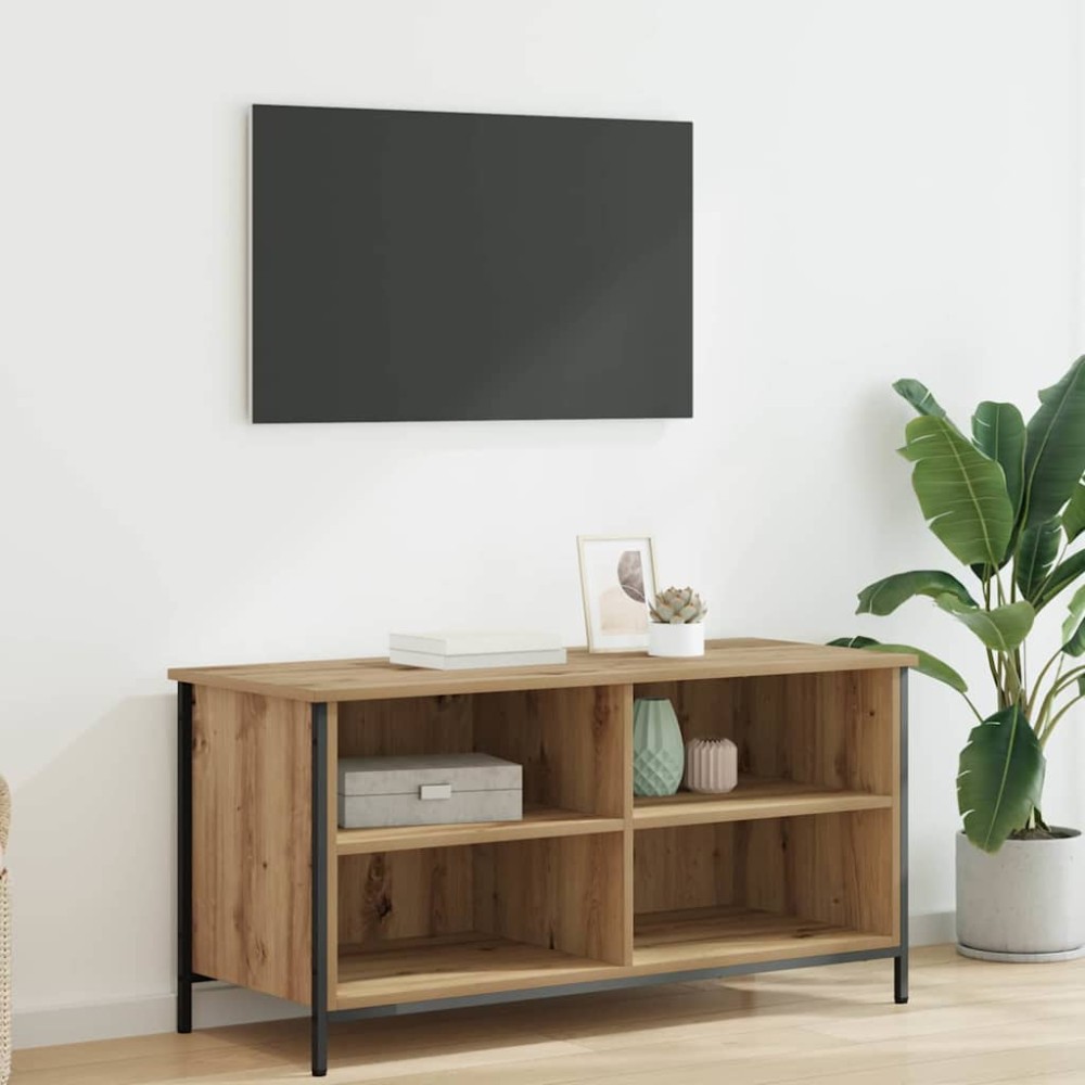 vidaXL Ντουλάπι TV 100 x 40 x 50 cm Artisan Oak Επεξεργασμένο Ξύλο