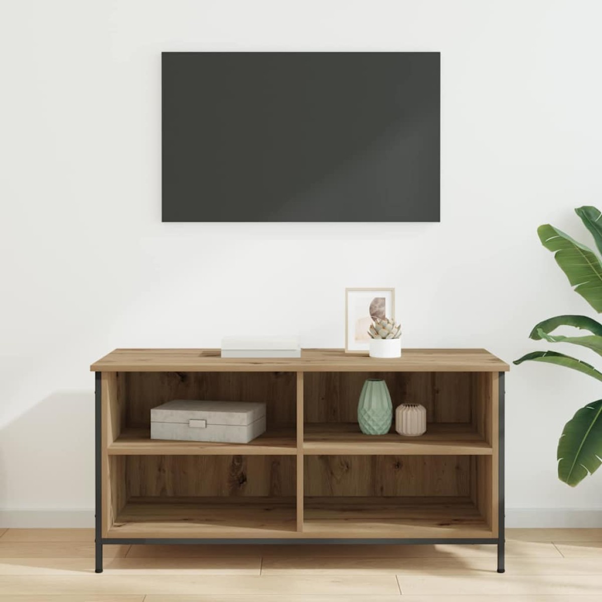 vidaXL Ντουλάπι TV 100 x 40 x 50 cm Artisan Oak Επεξεργασμένο Ξύλο