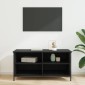 vidaXL Ντουλάπι TV 100 x 40 x 50 cm Μαύρη Οξυά Επεξεργασμένο Ξύλο