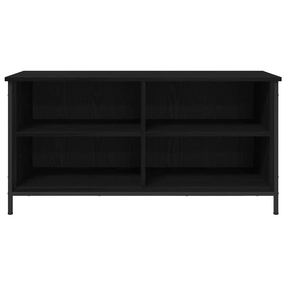 vidaXL Ντουλάπι TV 100 x 40 x 50 cm Μαύρη Οξυά Επεξεργασμένο Ξύλο