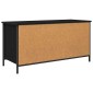 vidaXL Ντουλάπι TV 100 x 40 x 50 cm Μαύρη Οξυά Επεξεργασμένο Ξύλο