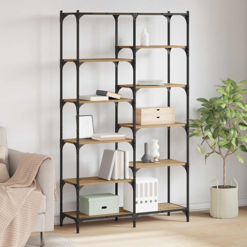 vidaXL Ράφι Βιβλίων 9 επίπεδα 100 x 32 x 170 εκ Επεξεργασμένο Ξύλο