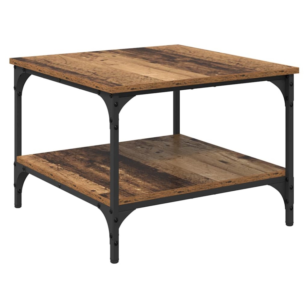 vidaXL Τραπεζάκι σαλονιού Παλιό Ξύλο 55 x 55 x 40 cm