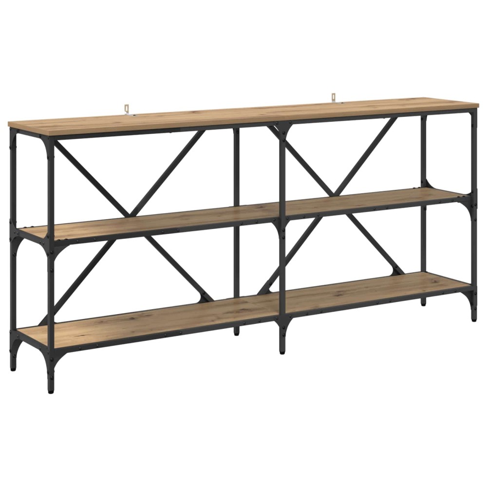 vidaXL Τραπέζι κονσόλας Artisan Oak 160 x 30 x 75 εκ