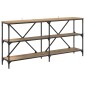 vidaXL Τραπέζι κονσόλας Artisan Oak 160 x 30 x 75 εκ