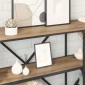 vidaXL Τραπέζι κονσόλας Artisan Oak 160 x 30 x 75 εκ