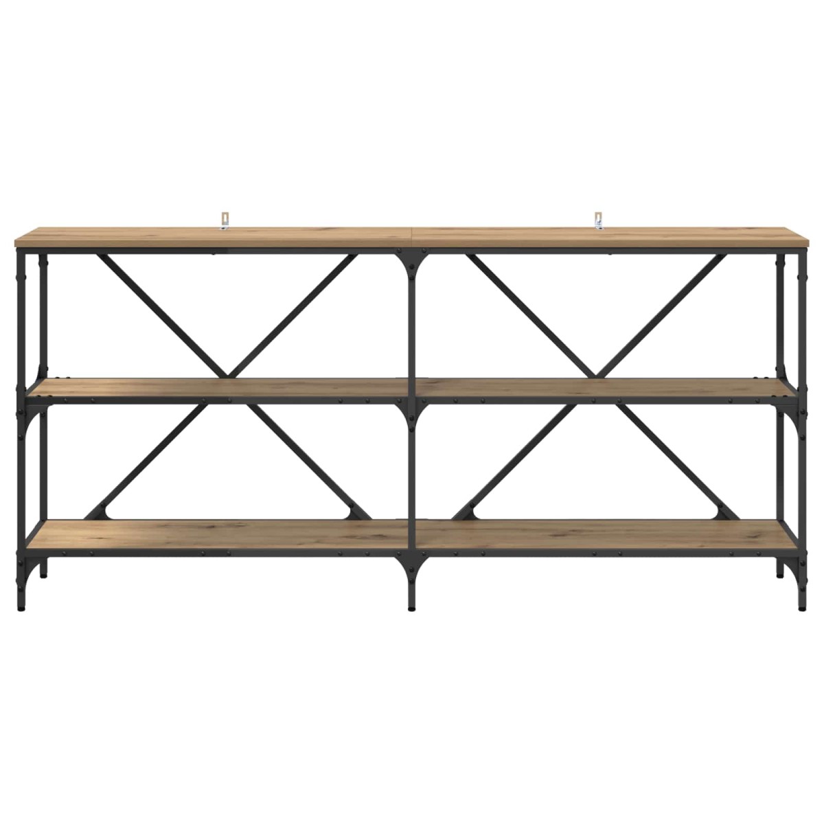 vidaXL Τραπέζι κονσόλας Artisan Oak 160 x 30 x 75 εκ