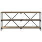 vidaXL Τραπέζι κονσόλας Artisan Oak 160 x 30 x 75 εκ
