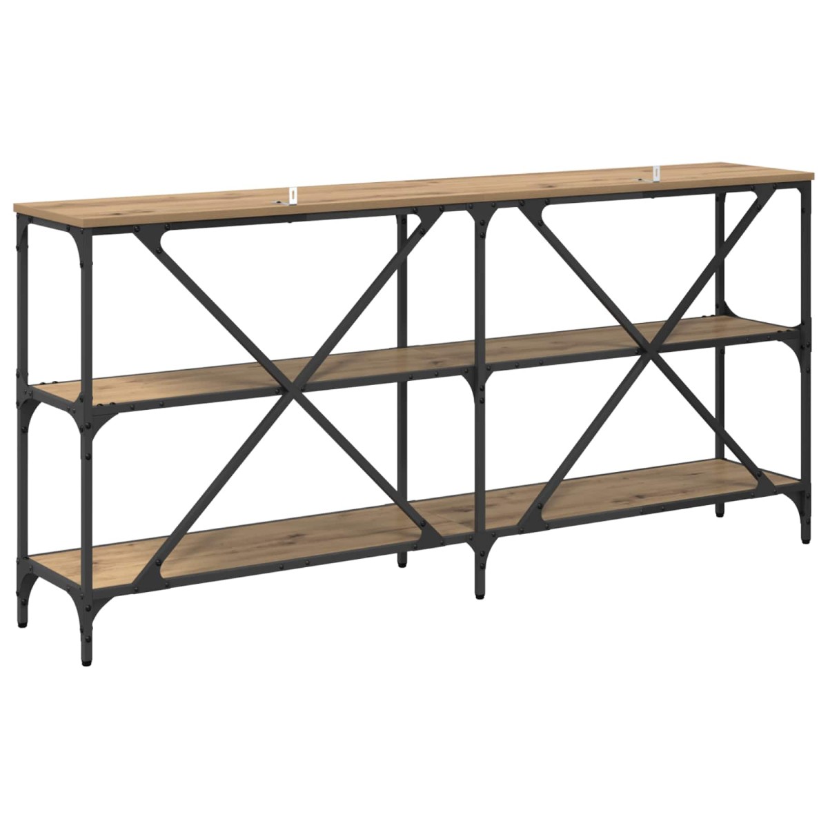 vidaXL Τραπέζι κονσόλας Artisan Oak 160 x 30 x 75 εκ
