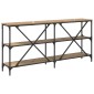 vidaXL Τραπέζι κονσόλας Artisan Oak 160 x 30 x 75 εκ