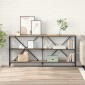 vidaXL Τραπέζι κονσόλας Artisan Oak 160 x 30 x 75 εκ