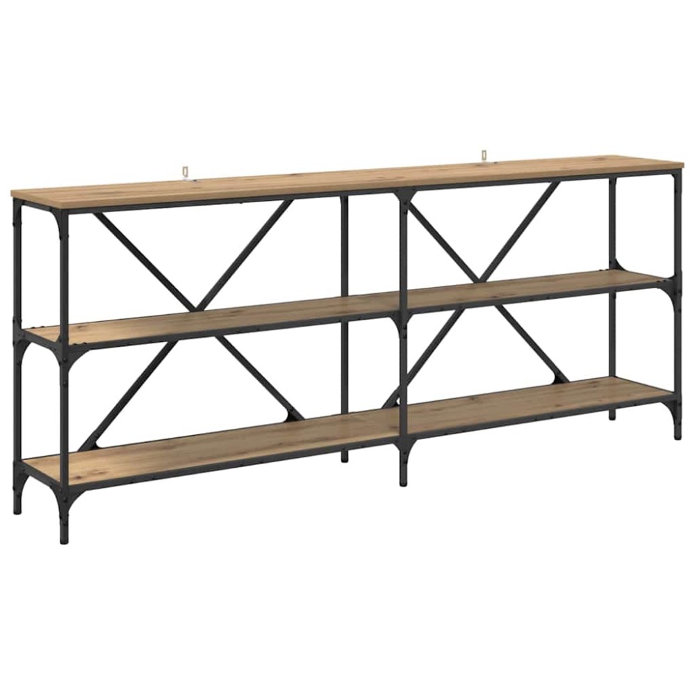 vidaXL Τραπέζι κονσόλας Artisan Oak 180 x 30 x 75 εκ