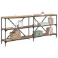 vidaXL Τραπέζι κονσόλας Artisan Oak 180 x 30 x 75 εκ