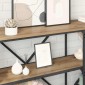 vidaXL Τραπέζι κονσόλας Artisan Oak 180 x 30 x 75 εκ