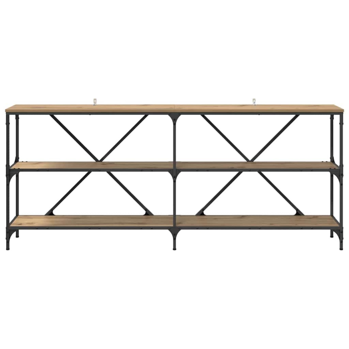 vidaXL Τραπέζι κονσόλας Artisan Oak 180 x 30 x 75 εκ