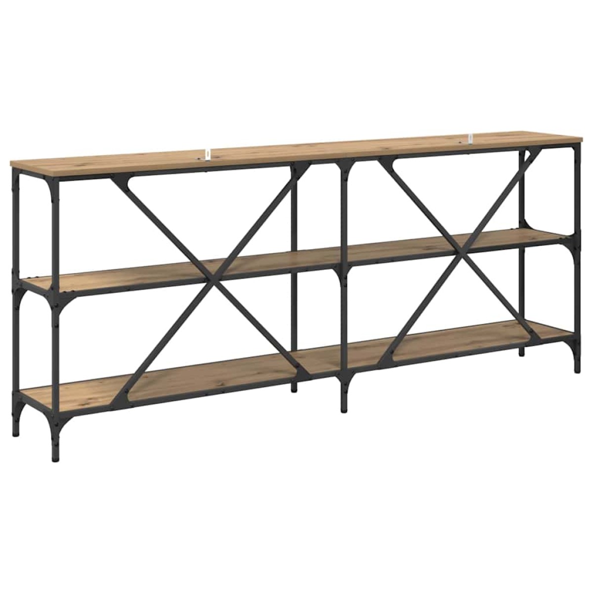 vidaXL Τραπέζι κονσόλας Artisan Oak 180 x 30 x 75 εκ