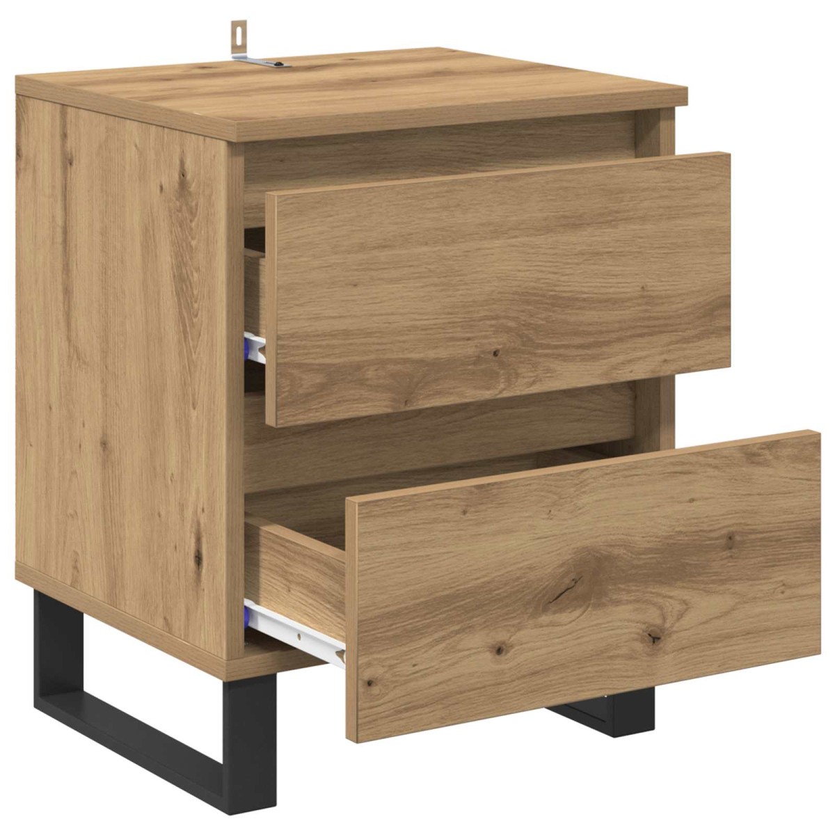 vidaXL Κομοδίνο Artisan Oak 40 x 35 x 50 εκ. Επεξεργασμένο Ξύλο
