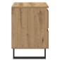 vidaXL Κομοδίνο Artisan Oak 40 x 35 x 50 εκ. Επεξεργασμένο Ξύλο