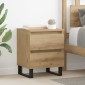 vidaXL Κομοδίνο Artisan Oak 40 x 35 x 50 εκ. Επεξεργασμένο Ξύλο