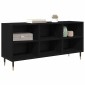 vidaXL Ντουλάπι TV 103,5 x 30 x 50 εκ Μαύρη Οξυά Επεξεργασμένο Ξύλο