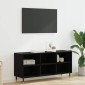 vidaXL Ντουλάπι TV 103,5 x 30 x 50 εκ Μαύρη Οξυά Επεξεργασμένο Ξύλο