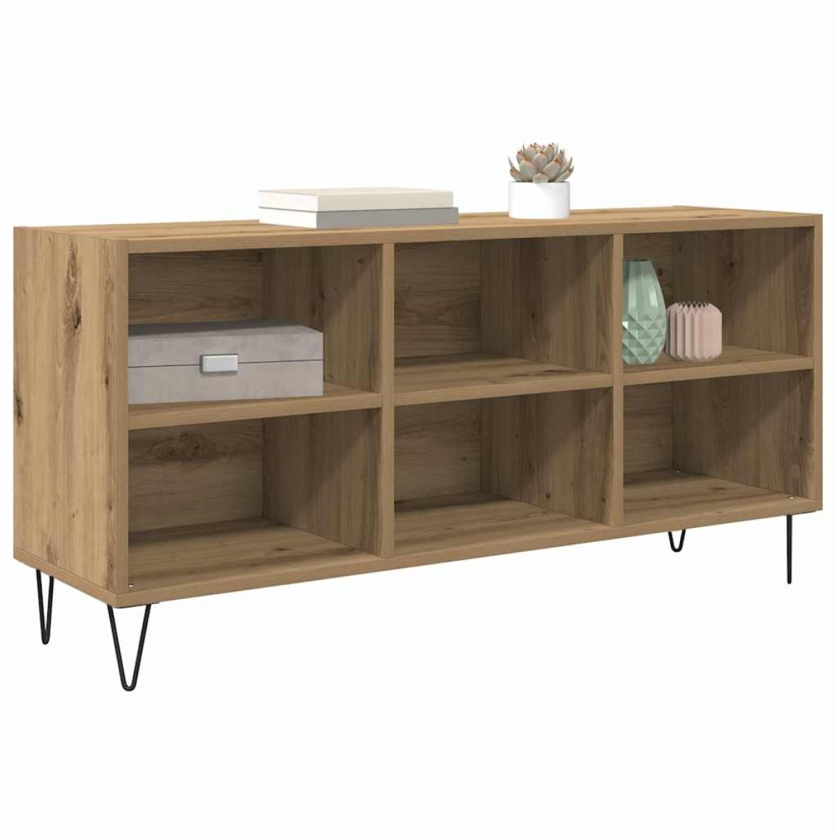 vidaXL Ντουλάπι TV 103,5 x 30 x 50 εκ Artisan Oak Επεξεργασμένο Ξύλο